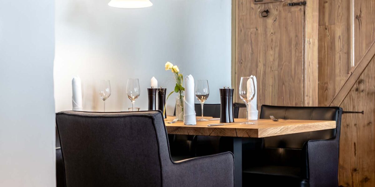 gedeckter Tisch